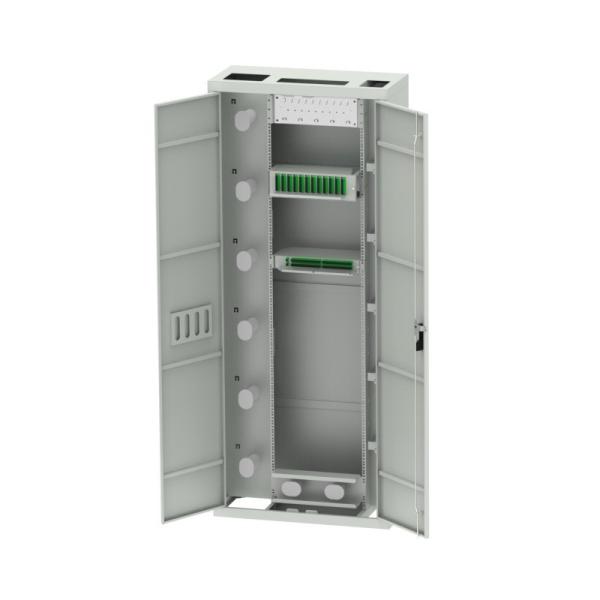 Aço laminado a frio 19 polegadas Patchpanel Interior Fibra Óptica Quadro de Distribuição ODF