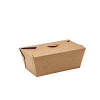 Boîtes à plats à emporter d'Oilproof Brown Microwavable pour l'emballage de déjeuner