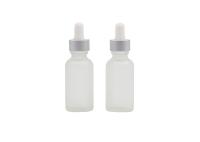 bouteilles de compte-gouttes du parfum 15ml givrées par espace libre, compte-gouttes en verre d'huile