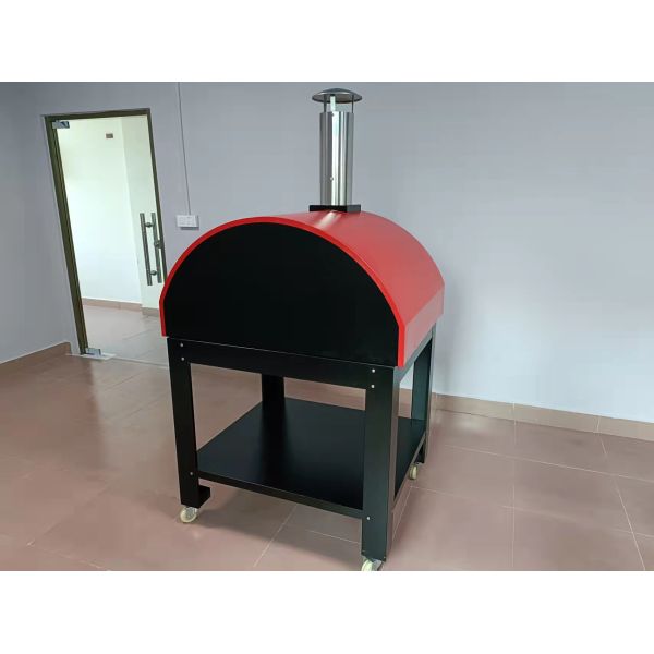 печь стали 410C CSA увольнятьая древесиной, на открытом воздухе деревянная плита с печью пиццы