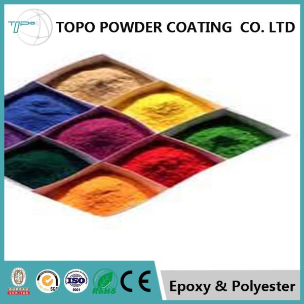 Manteau métallique de poudre d'or rouge intérieur pour le radiateur en métal