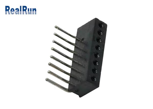 PA6T PPS Height 4.1mm Round Pin Header L8.6mm Right Angle