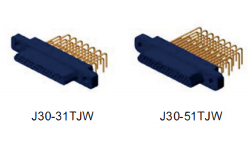 J30 Connectors Micro-D connectors  plug connector PCB  J30-37TJW