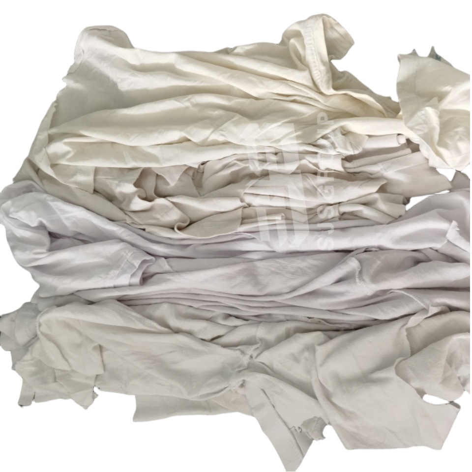 Mixed Color 100% Cotton T Shirt Industrial Wiping Rags Cutting Used Clothes Cotton Cleaning Cloth Rags