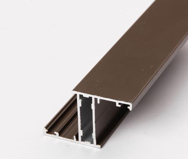 6063-T5 Sand Powder Coated Aluminum Extrusions Broken Bridge Aluminium Section