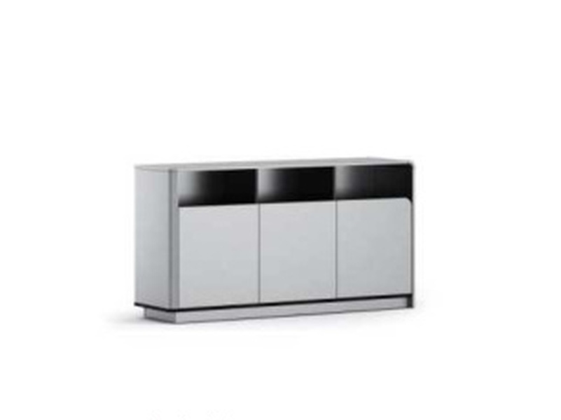 QUVIE Tea Home Office Storage Cabinets Spacious Refreshment Countertop Closed Lower Storage
