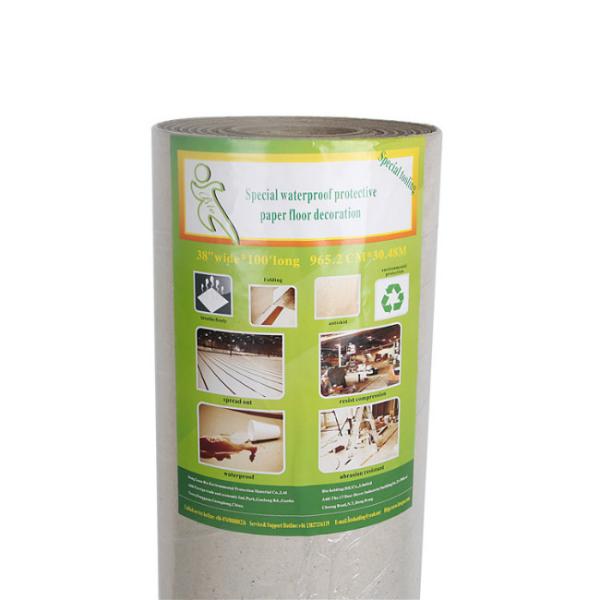 Rolo 1200mm provisório da proteção do assoalho da largura 150mm do cartão de Kraft