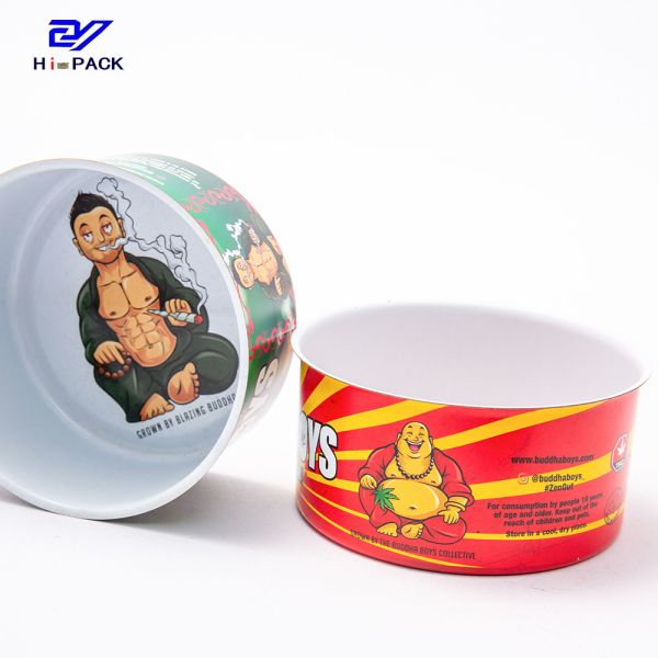 D73x38mm Small Medicine Tin 150ml Round Tin For Medicine