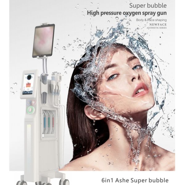 6 в 1 оборудовании салона ухода за лицом Hydrodermabrasion машины красоты гидры очищая