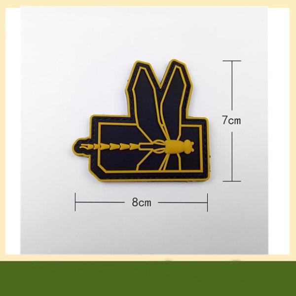 Garment accessories customized pvc patches 3d silicone rubber garment label clothing label