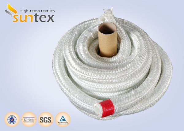 corda resistente ao calor da fibra de vidro 550C para selos de porta Gasketing do forno