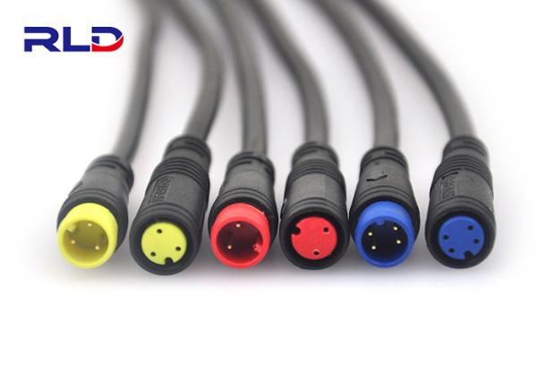 Pin fêmea masculino exterior bonde impermeável da tomada 2 dos conectores IP65 da tomada da bicicleta elétrica