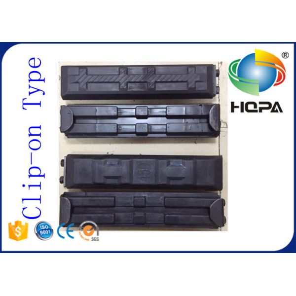 Spare Parts Excavator Rubber Pads / All Brand Excavator Track Pads 450MM