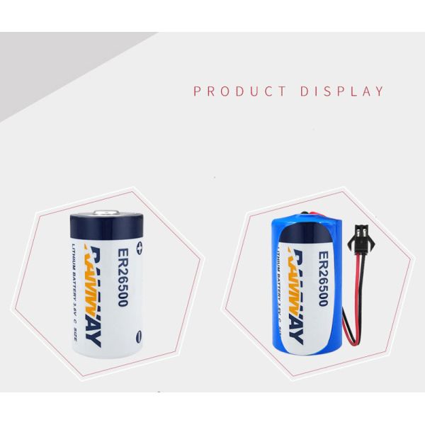 High Capacity 9000mAh ER26500 3.6V Lithium Primary Semi-solid State A-Grade RAMWAY Battery Smart Meters Sensors Electric