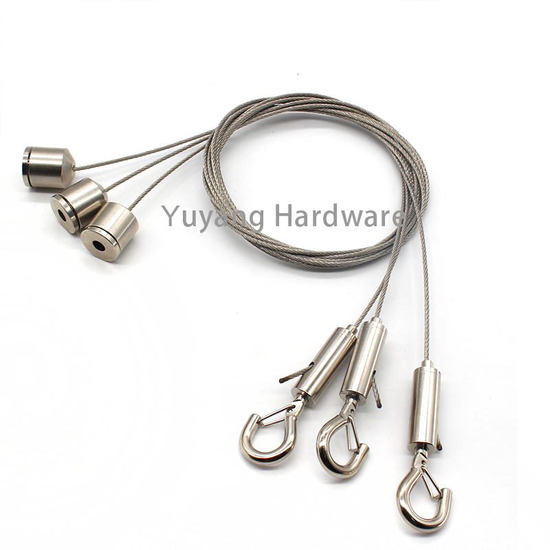 New Design Ceiling Hook Kit Adjustable Cable Hanging Kit Ceiling Lamp Attachment for Lights