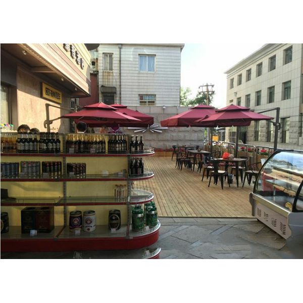 Простой современный твердый деревянный на открытом воздухе набор стула таблицы балкона мебели для Адвокатуры кафа отдыха