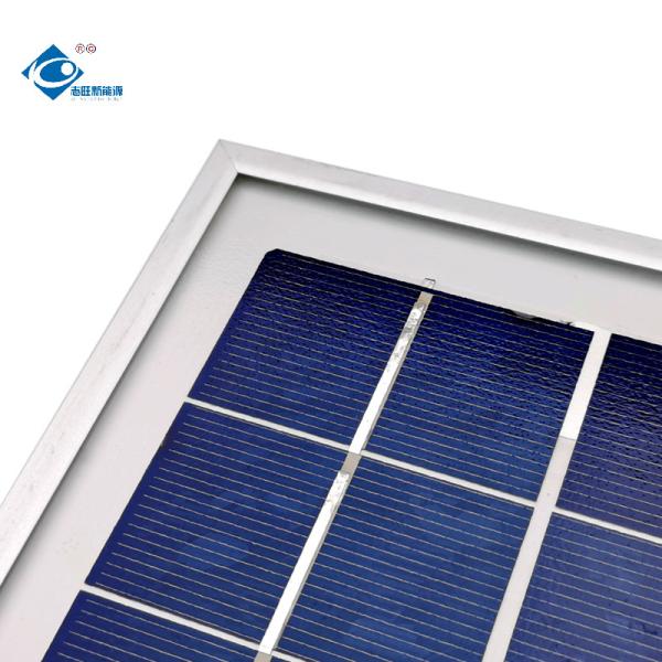 6V 3W Glass Laminated Residential Solar Panel ZW-3W-6V-3 Waterproof Portable Solar Panel Charger