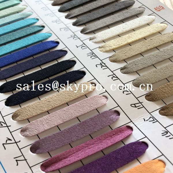 Красочная кожа шамуа мойки шамуа 0.6-2 мм для сумок/ботинка