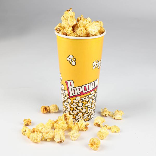 Gobelets à popcorn en papier personnalisés et recyclables pour le cinéma à emporter
