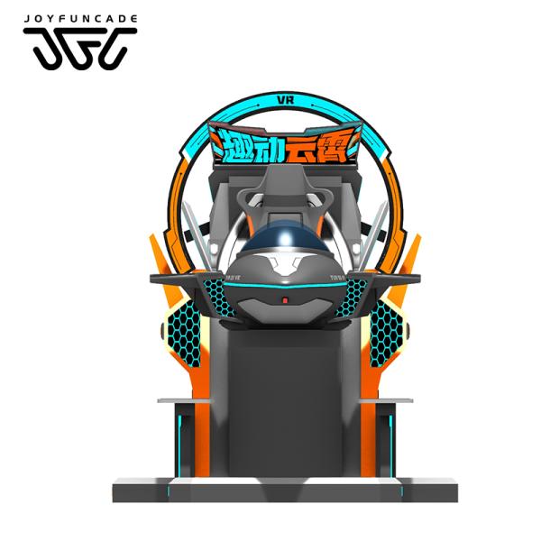 Simulador de vuelo VR con movimiento panorámico de 360 grados, emocionante máquina de juego de vuelo VR de arcade