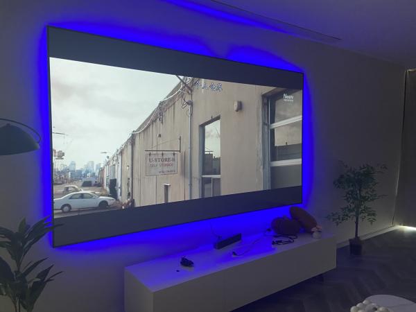 Long Throw Fixed Frame Screen 16:9 ALR Projector Screens 100 Inch