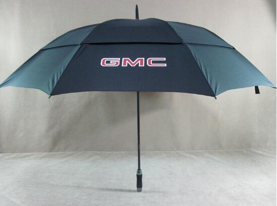Mens Collapsible Vented Windproof Umbrella , Printed Golf Umbrellas With Logo