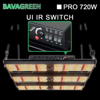 o diodo emissor de luz hidropônico da barraca IP20 720W Dimmable cresce o painel claro de SAMSUNG LM301B