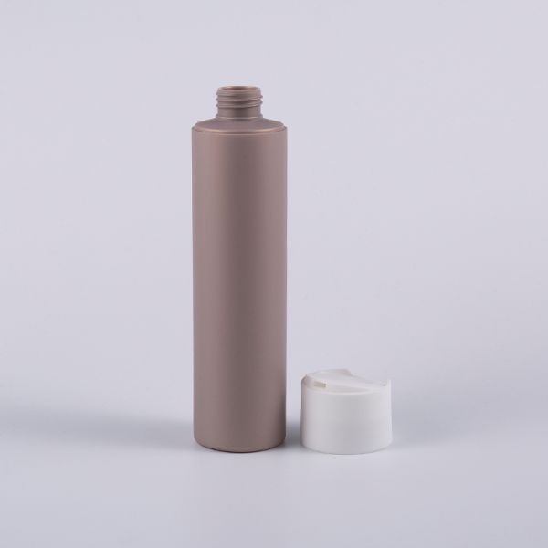 Multiple Color Soft Touch Round Shape 250ml Cleansing Bottle With Disk Cap