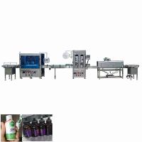 Machine de remplissage de bouteilles en verre de mise en bouteilles liquide orale et de machine à étiquettes 0.6-0.8Mpa