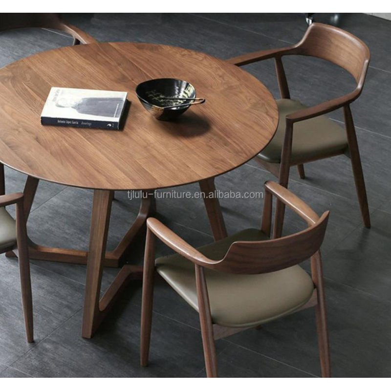 Mail Packing Y Dining Room Furniture Customized Modern Designs Round Solid Wood Coffee Table Top for Restaurant