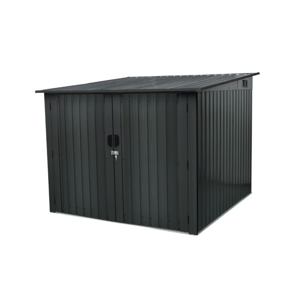 Easy Assembly Metal Bike Storage Shed 3 / 4 Seats 0.25mm thickness 81inch 64