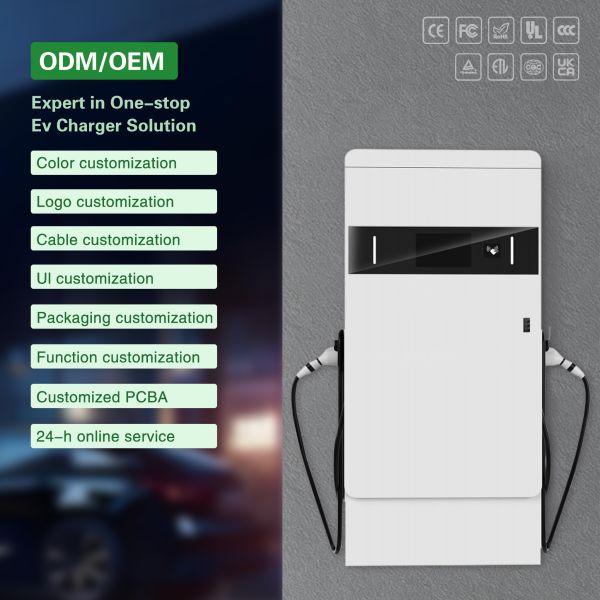 160kW Ultra Fast DC EV Charger with Dual Gun CCS2 Combo High Voltage Rapid Charging Station for Commercial Fleets