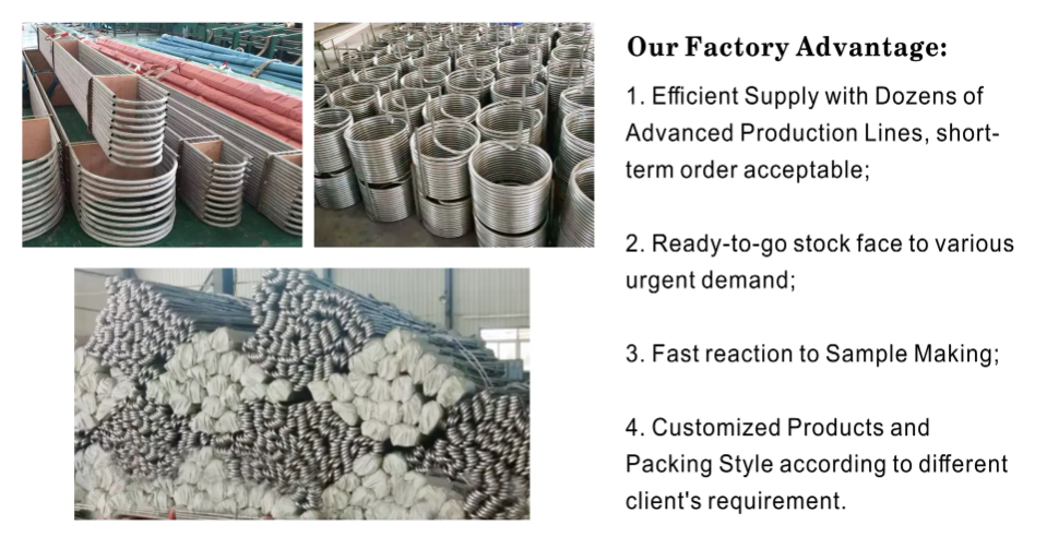 310S Stainless Steel Heat Exchanger Tube with 1150°C High Temperature Resistance and Seamless Cold Drawn Construction