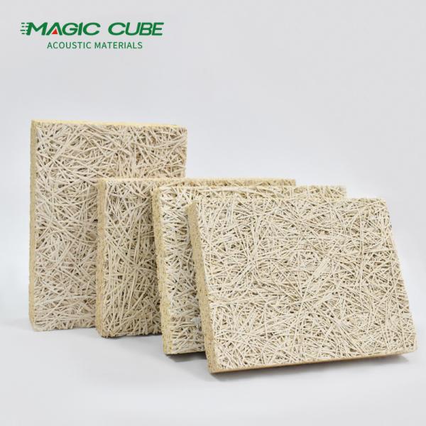 15mm/ 20mm/ 25mm/ 35mm Nails Installation Wood Wool Cement Board for Gym Acoustic Panels