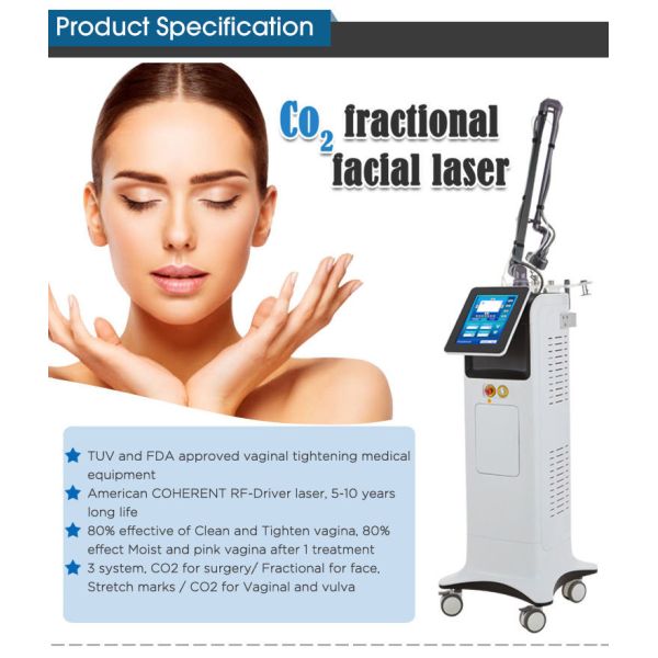Medical Laser Skin Resurfacing Machine , Acne Scar Removal Fractional Co2 Laser Machine