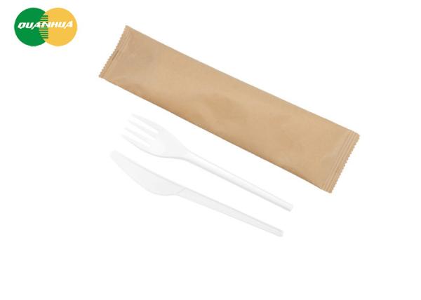 6.5 CPLA Disposable CPLA Cutlery Set Compostable PLA Biodegradable