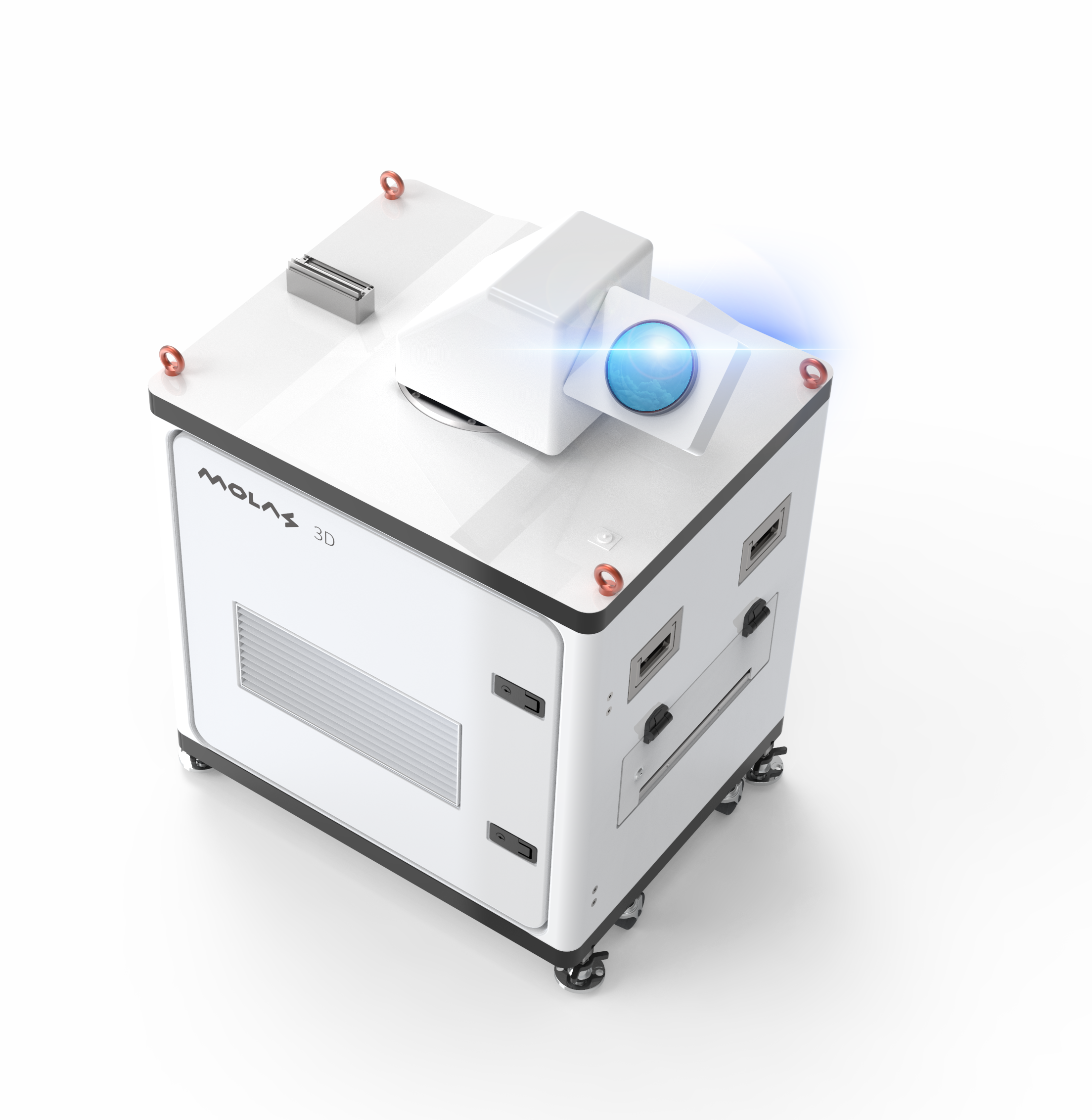 Измерение Lidar ветра Lidar арендное Doppler ветротурбины Molas 3d