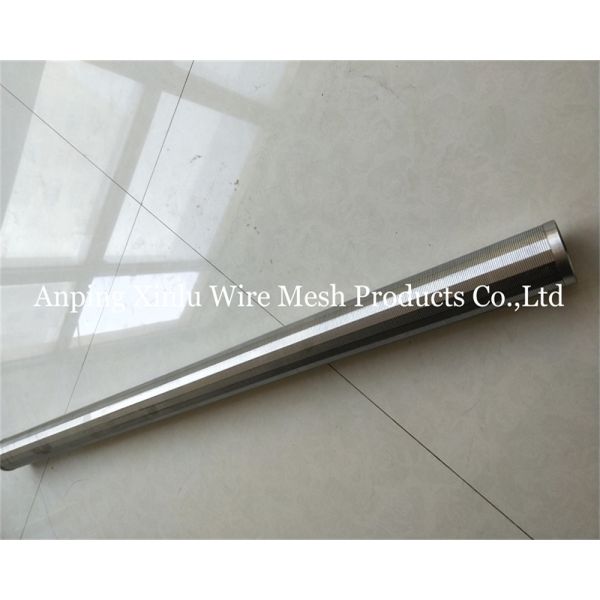 Ss 316L Johnson Vee Wire Screen Slot 20um Profile Wedge Filter