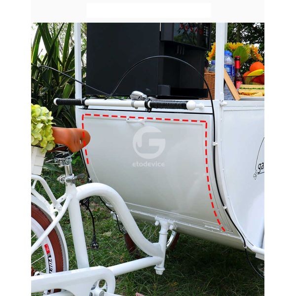 High Productivity 3 Wheel Coffee Bike for Street Mobile Coffee and Bubble Tea Kiosk