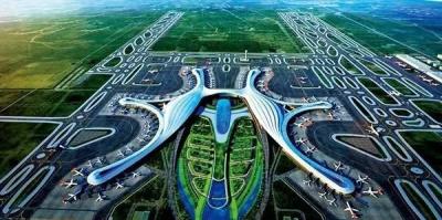 Stable Earthquake Resistant Multi Span Steel Buildings Airport Terminal Noise Reduction