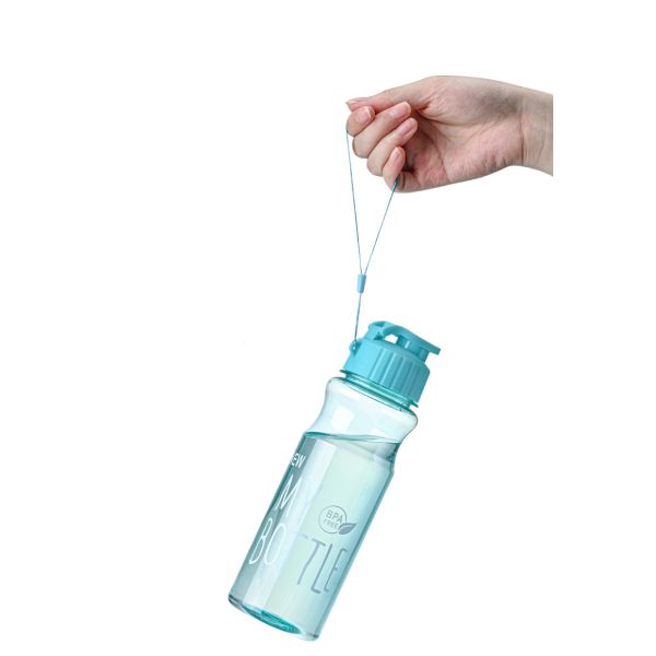 Custom 500ML PET BPA Free Personal Cup Sport Plastic Drinking Water Bottles With Strap Multi Colors