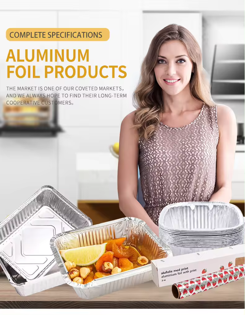 9х9х2 квадратные кастрюли из алюминиевой фольги для приготовления пищи