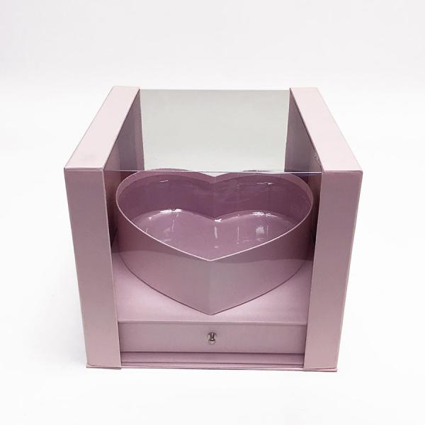 CE SGS Gloss Film Lamination CMYK Printing Acrylic Flower Box