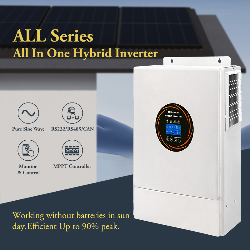 All-in-One Solar Energy Storage Inverter For Home, Yacht, Commercial & Street Monitoring Power Supply