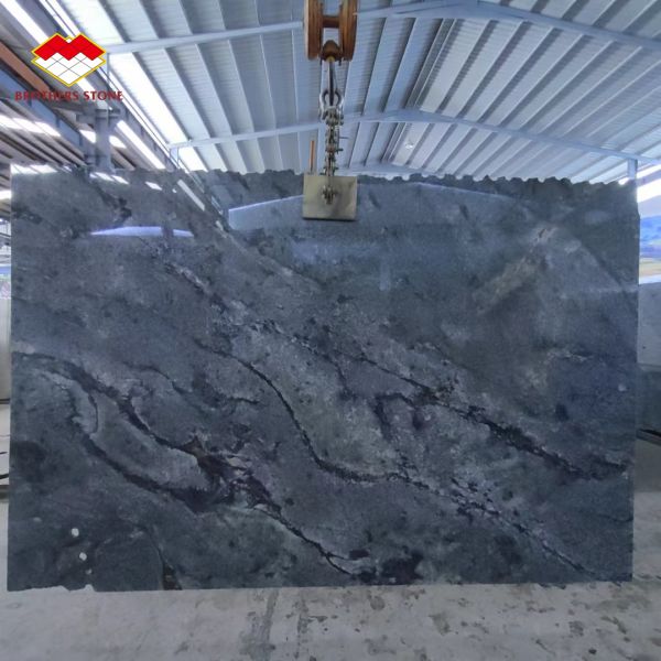 Modern Design Luxury Elegant Brazil Dream Sapphire Blue Stone Backlit Labradorite Blue Granite