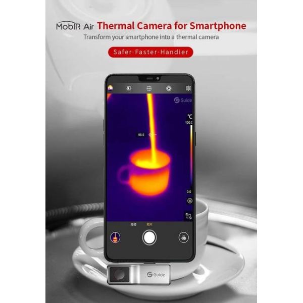 25HZ Guide MobIR Air Thermal Imaging Camera For Smartphone USB Type C Galaxy S10 S20 Note