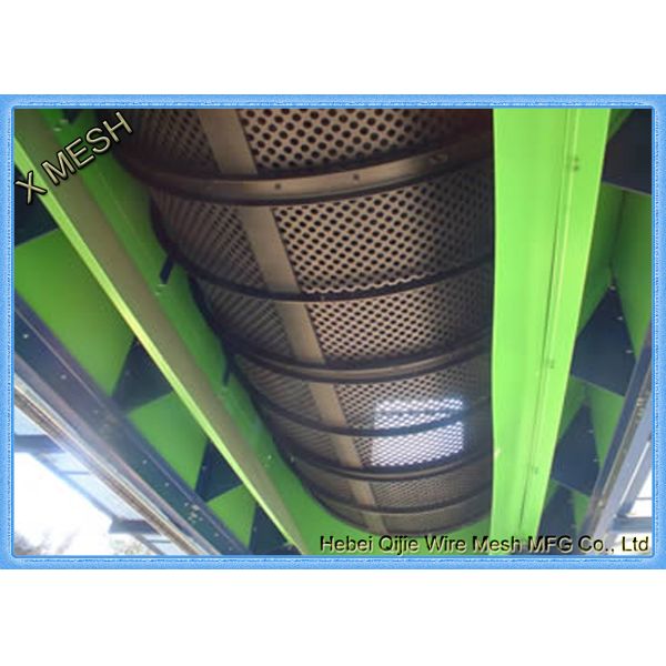 Round Hole Hot Dipped Galvanized Decorative Perforated Metal Panels Mild Steel / Carbon Steel