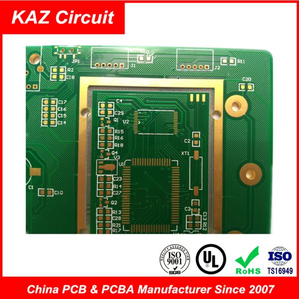 10 наслаивает PCB платы с печатным монтажом 3.0mm FR4 1oz ENIG электронный