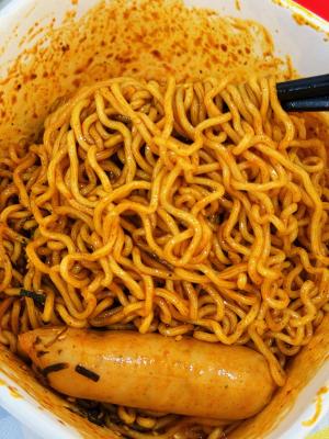 161g Stir-Fried Instant Ramen Noodle Spicy Level Spicy Boiling Water Cooking Method