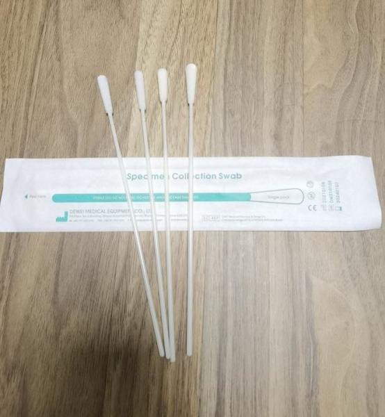 Flocked Nylon Swab Nasal Nasopharyngeal Oral Oropharyngeal Swab for Covid-19